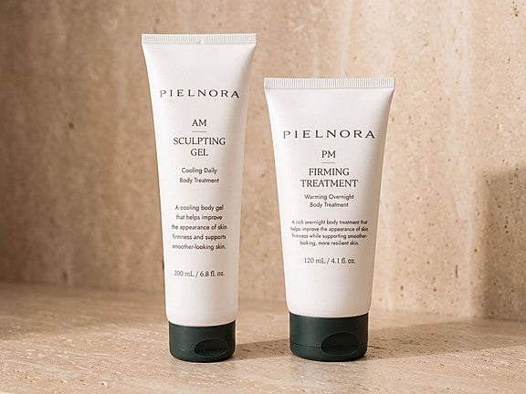 The Sculpting Gel and Firming Treatment side by side